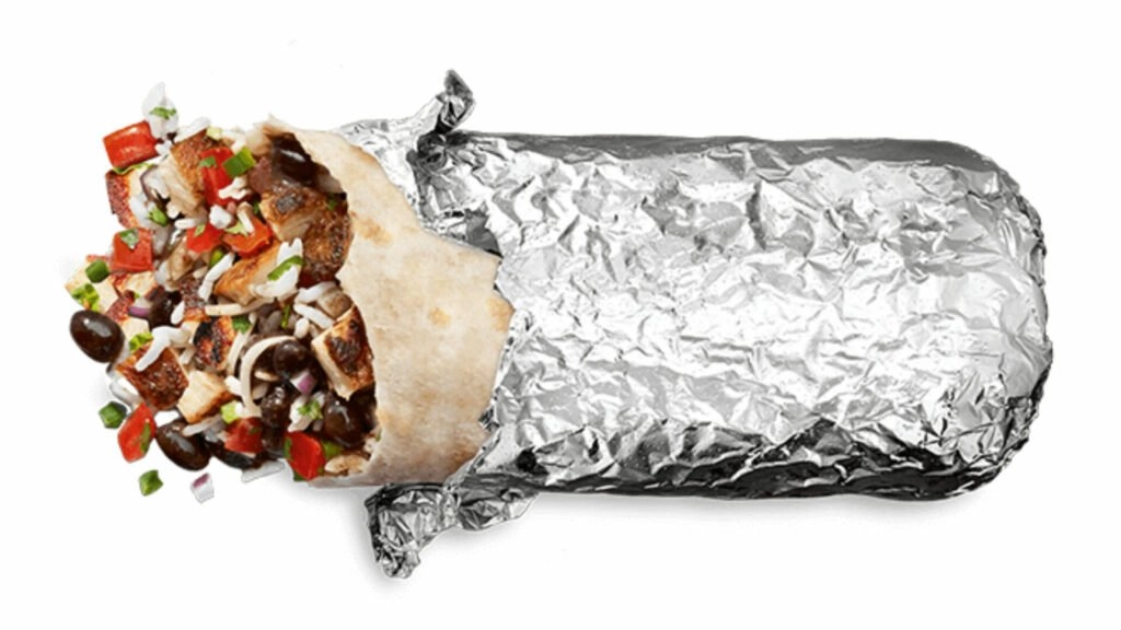 Chipotle Burrito Menu Carte