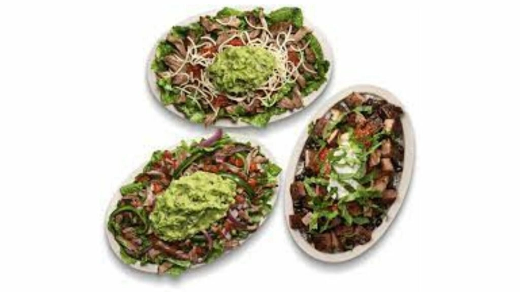 Chipotle Salade Menu Carte