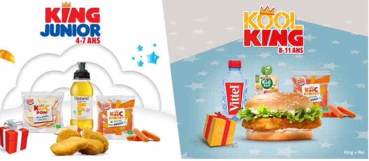 Burger King BK Carte – MENUS ENFANTS Prix
