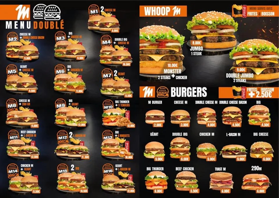 Big M Menu Prix