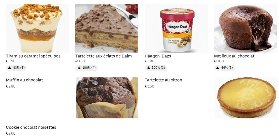 Tac o Tac Saint-Brieuc Desserts Prix