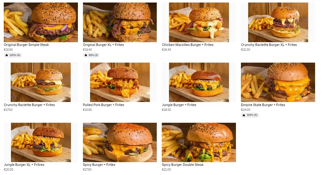 Au Bureau Diepp Delirious Au Bureau Burgers Prix & Carte