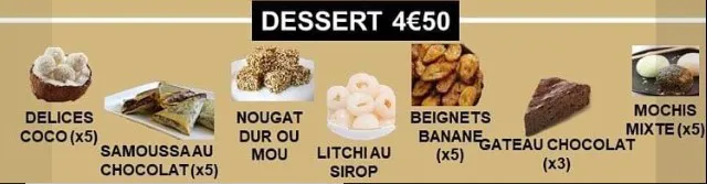 O’Buffet Desserts Carte