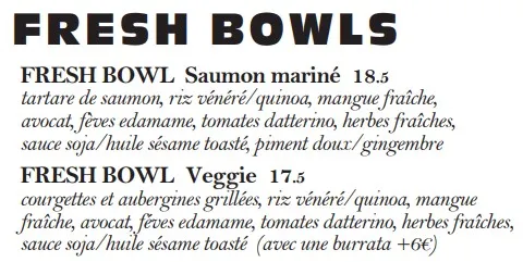 Mokus l’Écureuil FRESH BOWLS