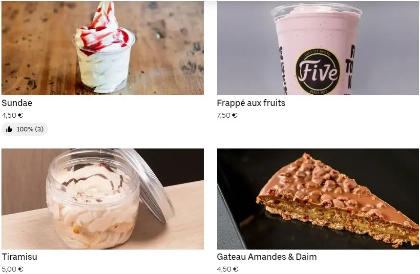 Five Pizza Desserts