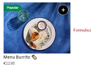 Fresh Burritos Formules Prix