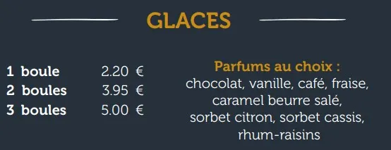 Les Comptoirs d’Alice GLACES