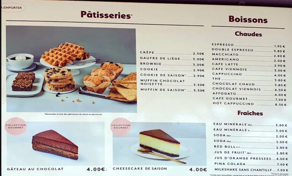 Häagen-Dazs- Quai du Port Menu Prix