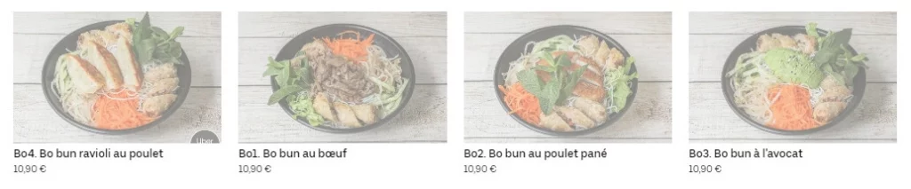 Hello Fresh Bo buns Menu