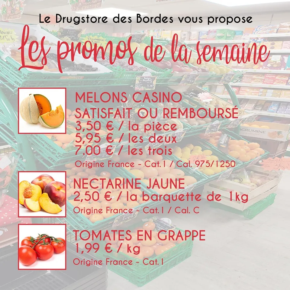 Le Drugstore Menu Prix