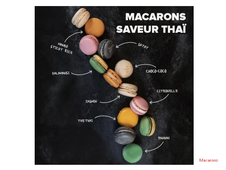 Pitaya Macarons Menu & Prix