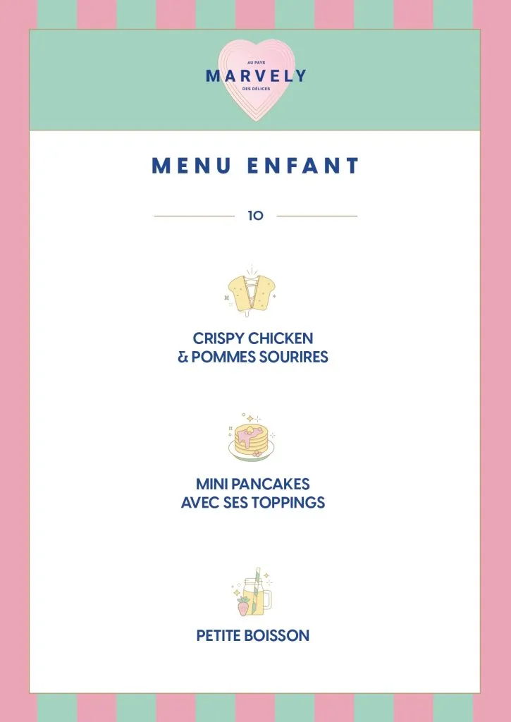 MARVELY MENU ENFANT 