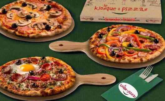 Kiosque à Pizzas Menu Grandes Pizzas Prix France