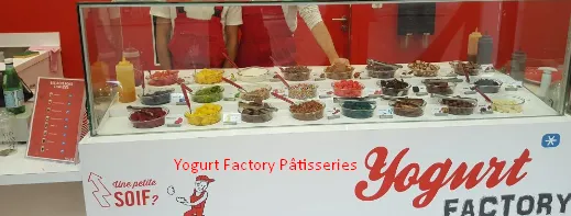 Yogurt Factory Menu Pâtisseries Prix