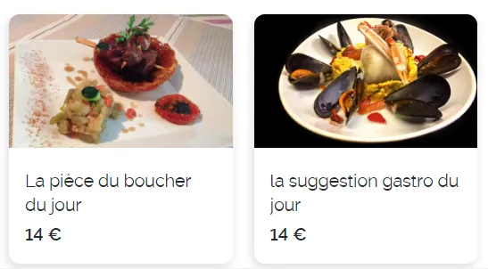 La Crémaillère Menu Plat Prix