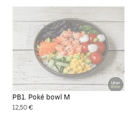 Hello Fresh Menu Poké bowl Prix