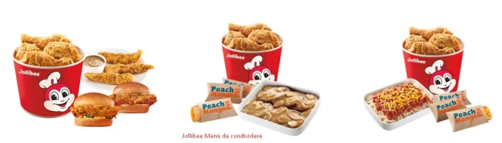 Jollibee Menù da condividere & Prix