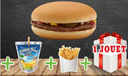 Sun Burger Menu enfant Prix