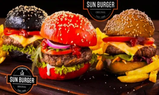 Sun Burger Menus Burgers & Prix