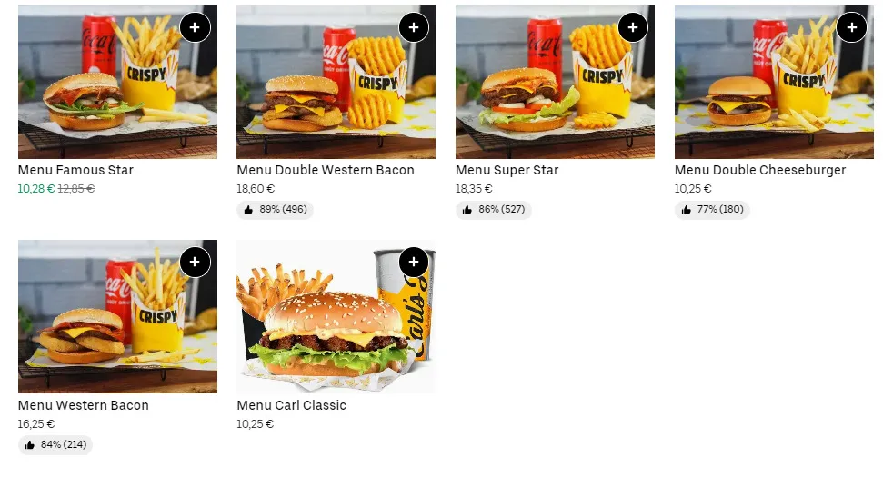 Carl’s Jr Menus Chargrilled Burgers