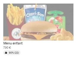 Wendy’s Menus enfants