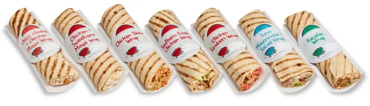 Chicken Express Menus wraps & Prix