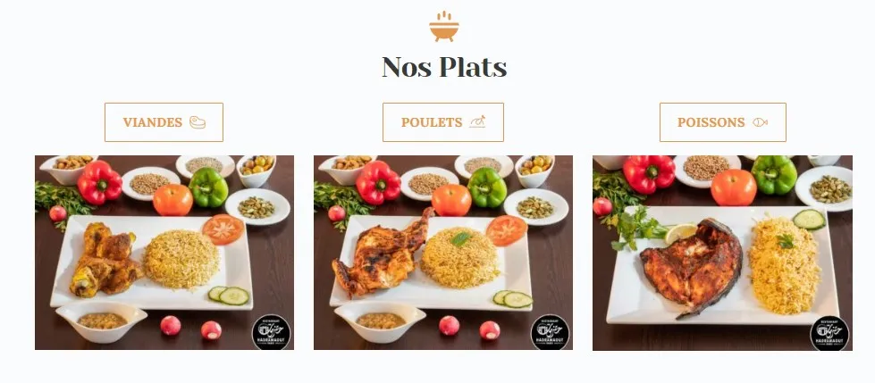 Hadramaout Nos Plats Prix des Menu