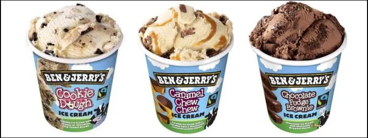 Domino’s Nos crèmes glacées Ben & Jerry’s