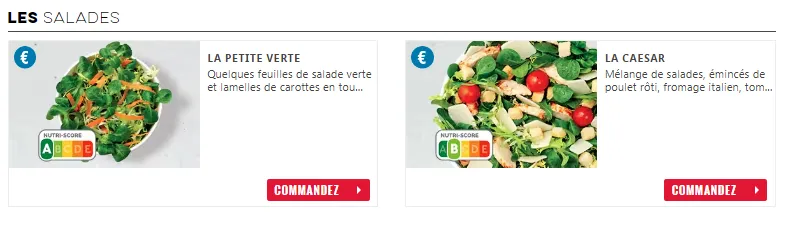 Domino’s Nos salades