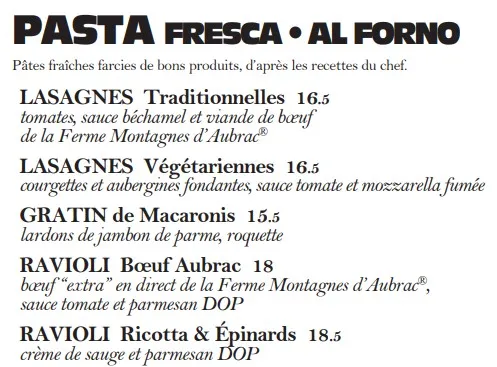 Mokus l’Écureuil PASTA fresca•al forno