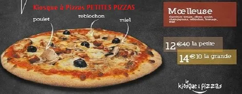 Kiosque à Pizzas PETITES PIZZAS Menu & Prix