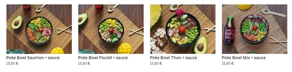 Halles du Brézet Poke Bowl Carte