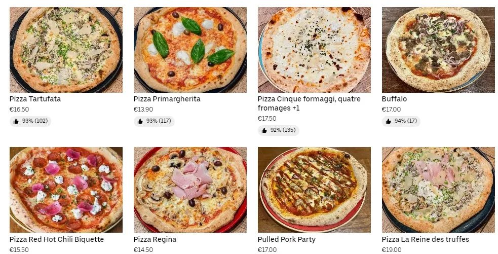 Prima Lova Pizzas Prix