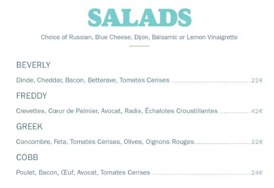 Sadelle’s at Kith Prix des Salades