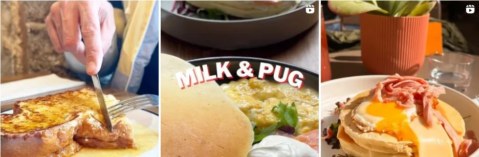 Qu’est-ce que Milk & pug Menu