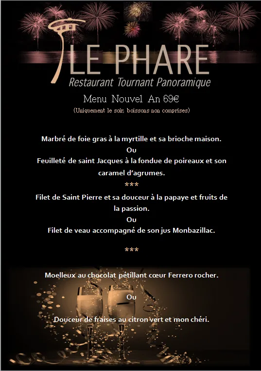 Restaurant Le Phare Palavas Menu Prix