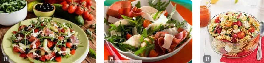 A l’Italienne Salades Carte