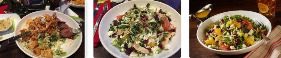 Planet Hollywood Salads Prix des Menu