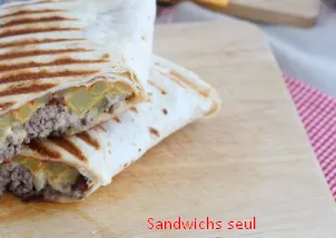 French Tacos Sandwichs seul Menu