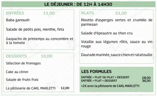 Shack LES FORMULES