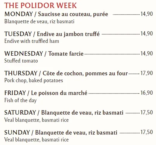 Polidor THE POLIDOR WEEK