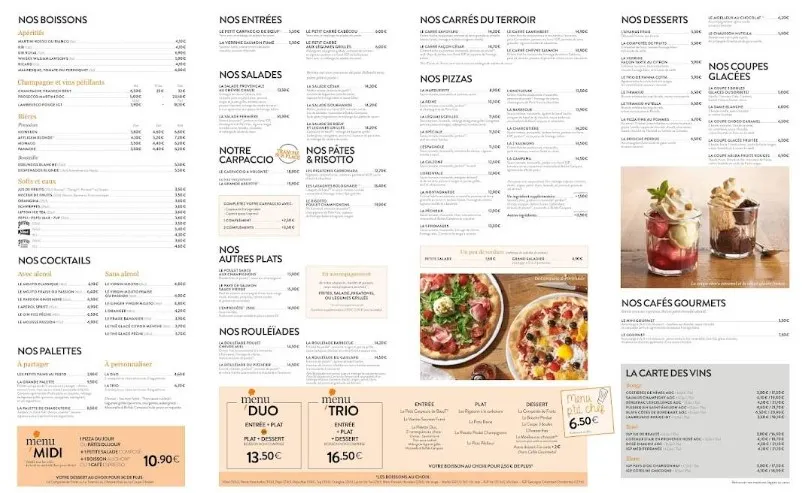 Tablapizza Menu Choisi Pour Vous