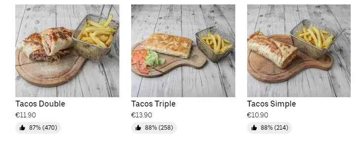 Burger Ch’waya Tacos Carte & Prix