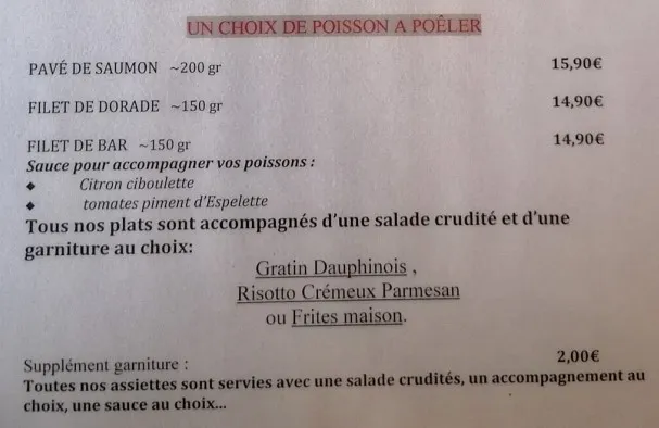 Viand’o Chwa UN CHOIX DE POISSON A POÊLER