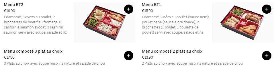 Hokkaido A la carte & prix