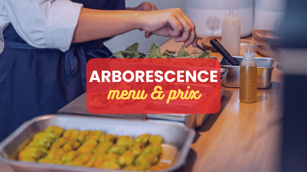 Arborescence Croix Menu Prix