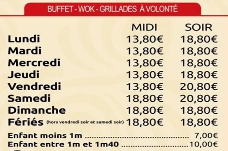 Panda Carrières-sous-Poissy BUFFET – WOK-GRILLADES À VOLONTÉ