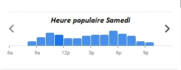 La Rose des Sables Heure populaire Samedi