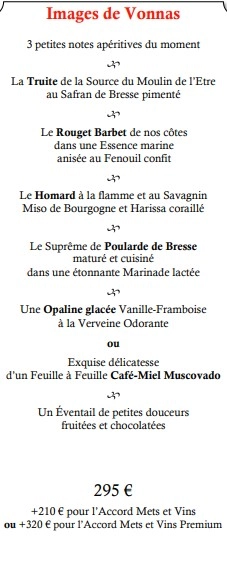 Georges Blanc Menu Images de Vonnas 