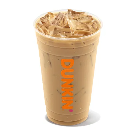 Dunkin Menu Lattes Glacées